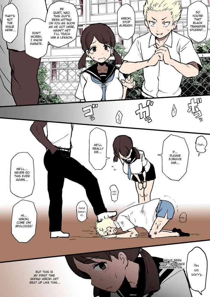 Uncensored 4P Manga Kokujin no Tenkousei ni Osananajimi o NTR ru Drunk Girl