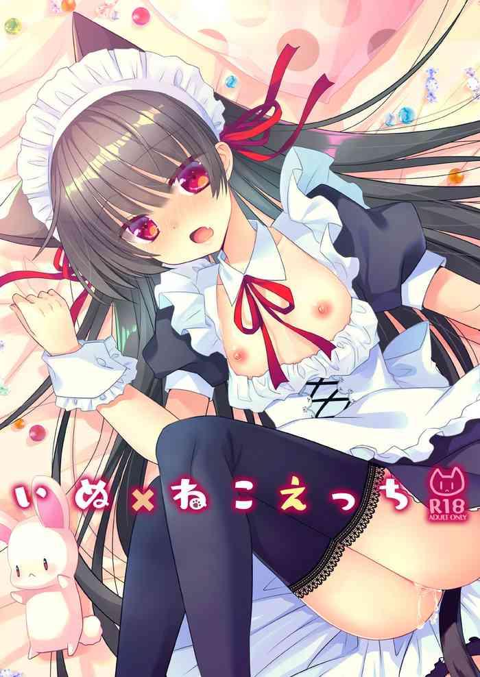 Yaoi hentai Inu x Neko Ecchi- Original hentai Adultery