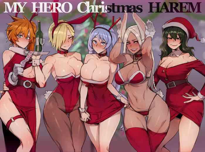 Hot MY HERO Christmas HAREM- My hero academia | boku no hero academia hentai Ropes & Ties