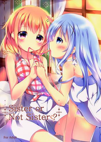 Uncensored Sister or Not Sister??- Gochuumon wa usagi desu ka hentai Celeb