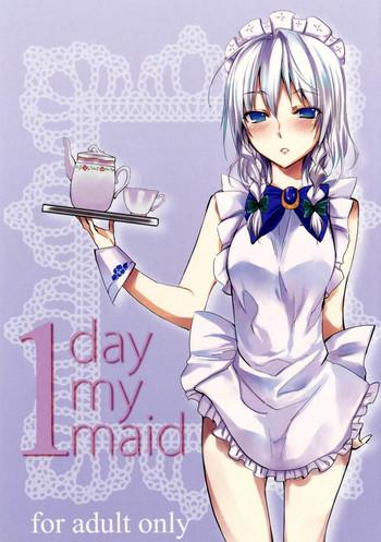 Huge Ass 1 day my maid- Touhou project hentai Amature Sex Tapes