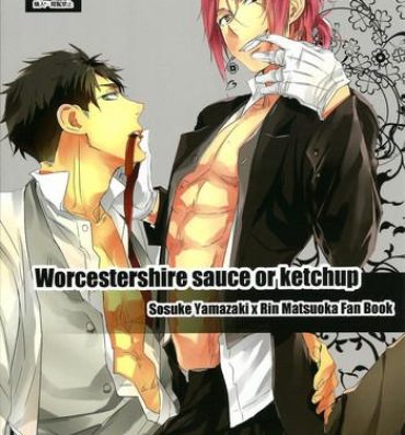 Naked Worcestershire sauce or ketchup- Free hentai Adolescente