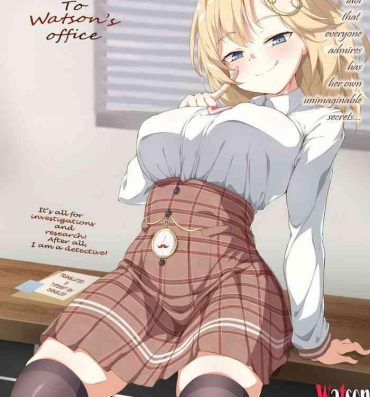Public Fuck Welcome to Watson's office!- Hololive hentai Horny